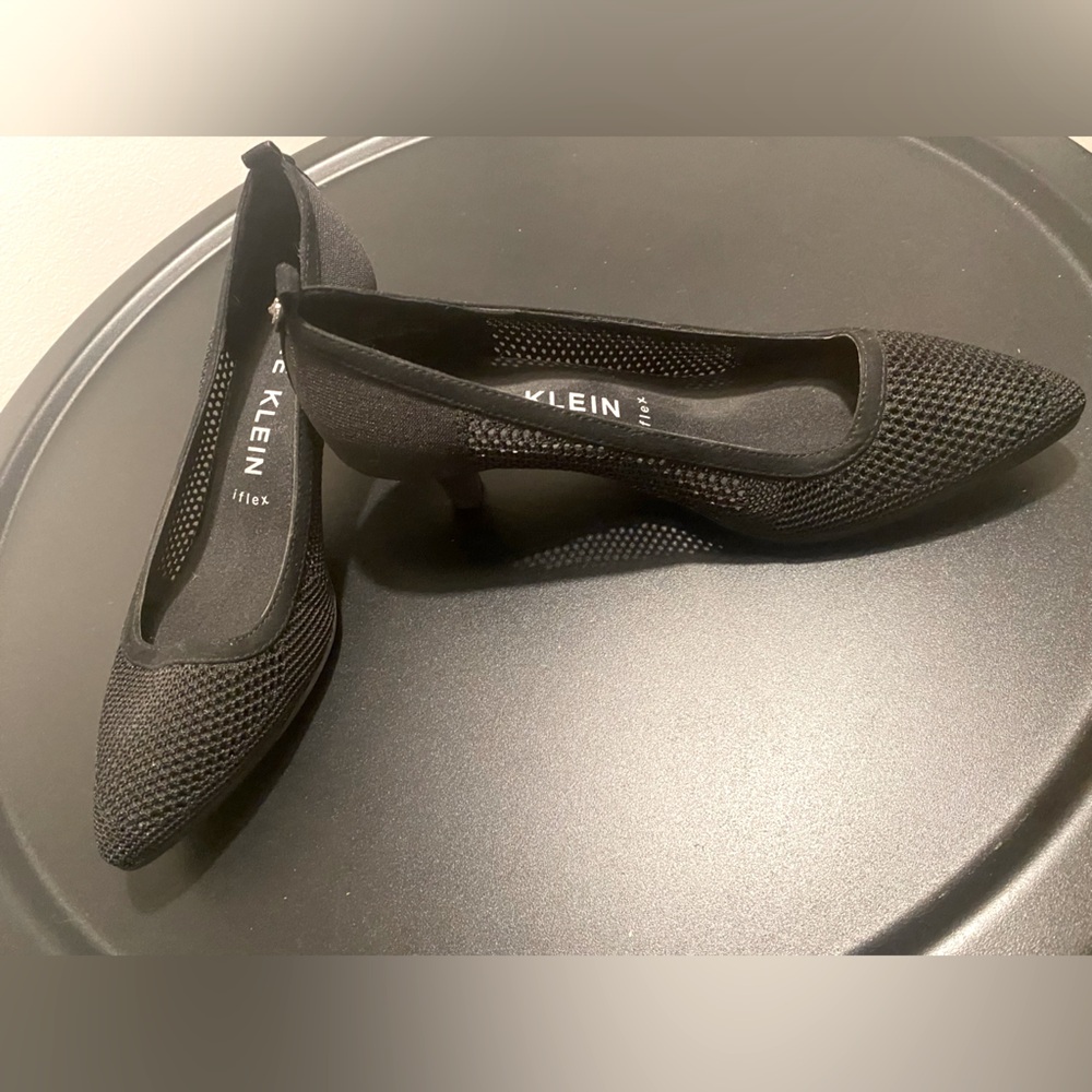Anne Klein iflex size 8.5 black mesh slip on